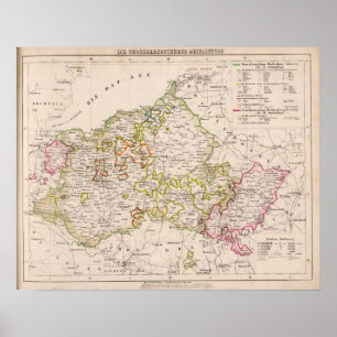 Affiche Mecklenburg, Allemagne