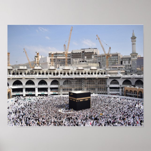 Affiche Mecque arabe Makkah Arabie Saoudite (Devant)