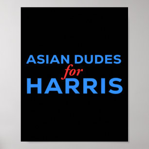 Affiche Mecs Pour Kamala Harris Présidente Américaine 2024