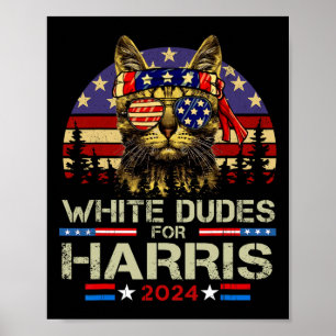 Affiche Mecs Pour Mme Kamala Harris Dame Chaton Sans Enfan