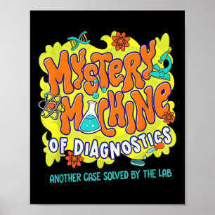 Affiche Med Lab Tech Lab Week 2025 Mystery Machine Of Diag