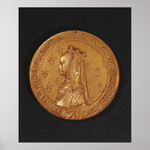 Affiche Médaille dépeignant Anne de la Bretagne