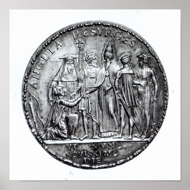 Affiche Médaille frappée par le pape Julius III (Devant)