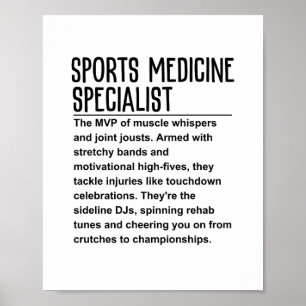 Affiche Médecine du sport
