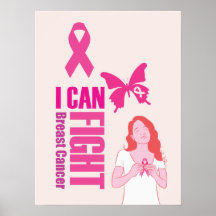 Affiche médicale de sensibilisation au cancer du s