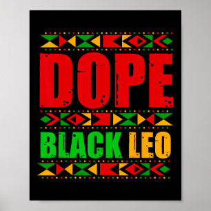 Affiche Médicament Black Leo Black Histoire Mois Melanin A