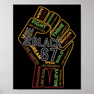 Affiche Médicament Noir 67 Mois de l'Histoire des Noirs Si