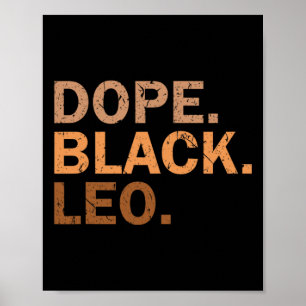 Affiche Médicament Noir Leo Mélanine Africain Zodiaque Lio