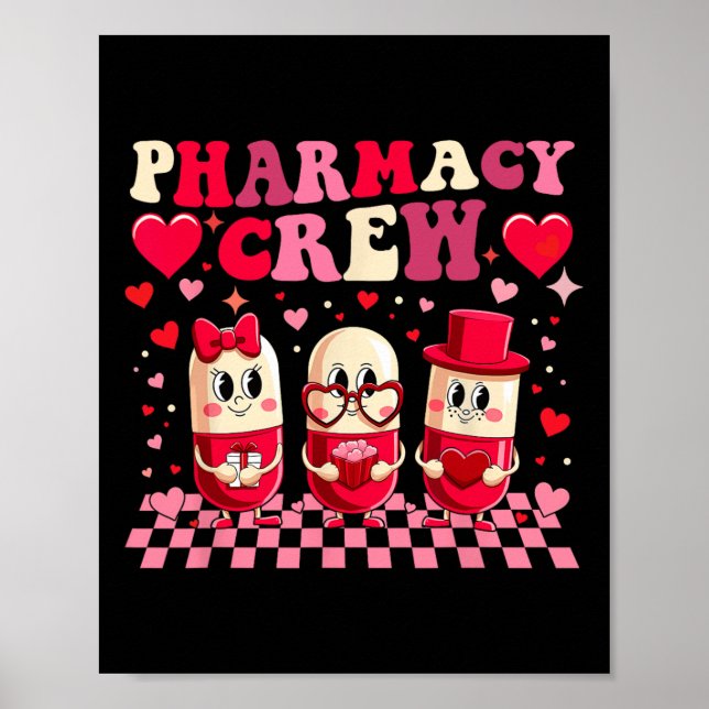 Affiche Médicaments de l'équipe de la Saint-Valentin pour  (Devant)