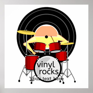 Affiche MÉDICAMENTS Les années 70 MUSIQUE VINYLE