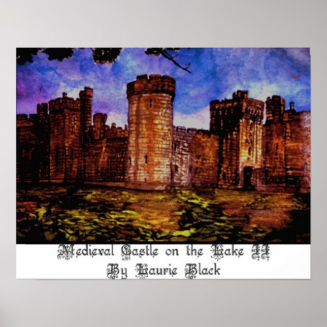 Affiche Medieval Castle on the Lake II (Devant)