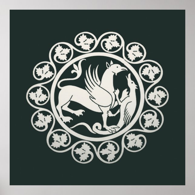 Affiche  Medieval Griffin Combat Medallion (Devant)