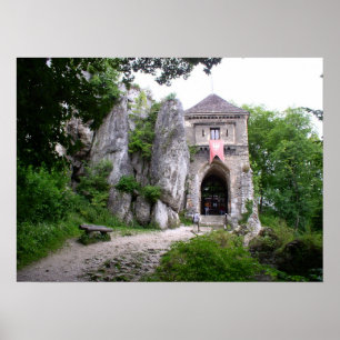 Affiche Medieval Strongold on a Rock