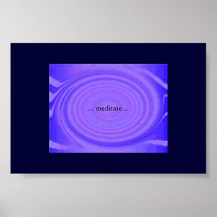 Affiche ... meditate...