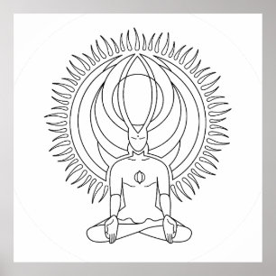 Affiche Méditation.