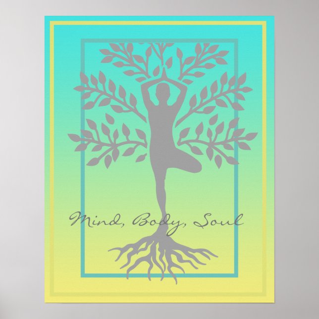 Affiche Méditation de l'esprit, du corps et de l'âme (Devant)