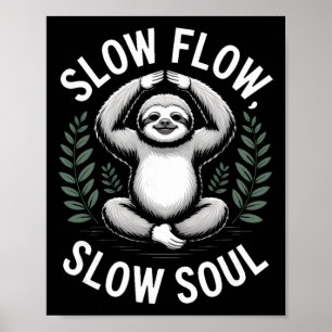 Affiche Méditation de yoga lent flux âme paresseuse