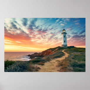 Affiche Méditation du paysage marin Serene Tranquille