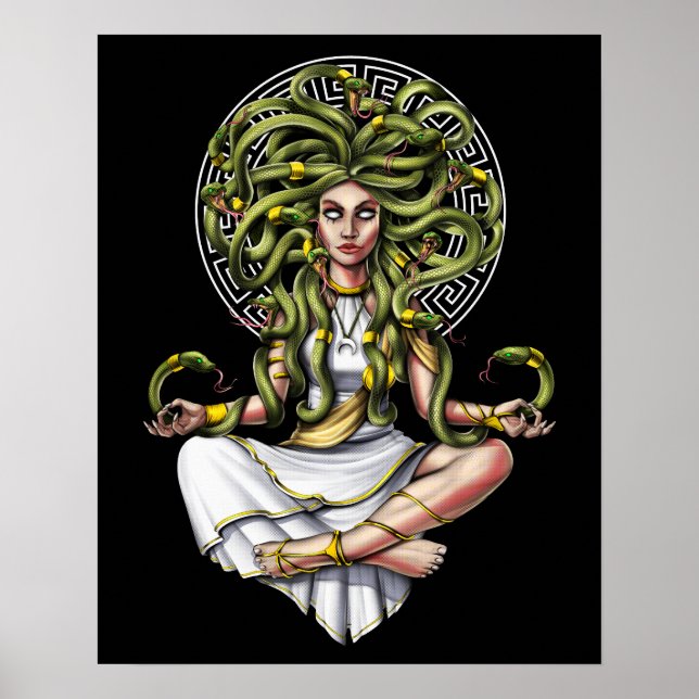 Affiche Méditation Medusa Gorgon (Devant)