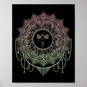 Affiche Méditation, Vêtements de Yoga, Géométrie Namaste C