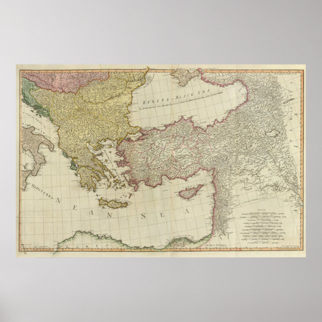 Affiche Méditerranée Est (Devant)