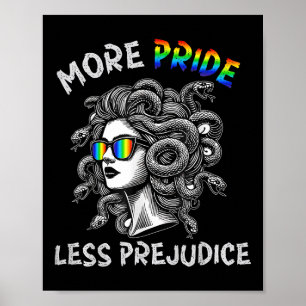Affiche Medusa Arc-en-ciel Plus de fierté moins de préjugé