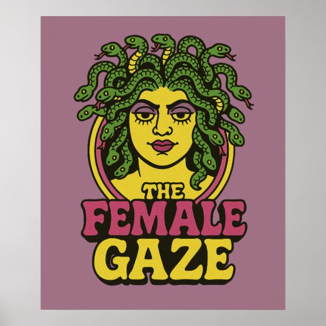 Affiche Medusa le Regard Féminin                           (Devant)
