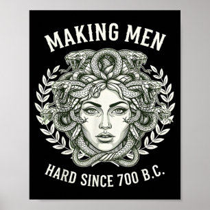Affiche Medusa rendant les hommes durs depuis 700 avant JC