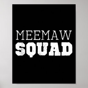 Affiche Meemaw Squad Cool Funny Mee-maw