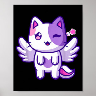 Affiche Meemeow T-shirt Chat Mignon Plu