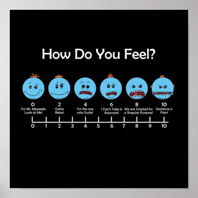 Affiche Meeseeks (Devant)