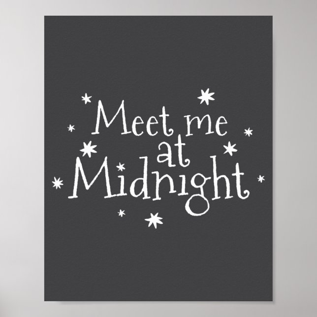 Affiche Meet Me At Midnight New Year 2026 Romantic Countdo (Devant)