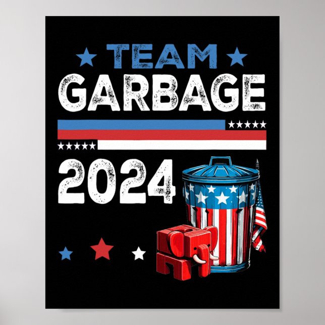 Affiche Mega Garge Fière de Trump (Devant)