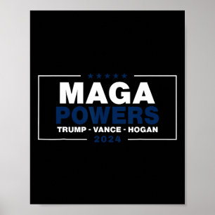 Affiche Mega Powers Trump Vance Hogan 2