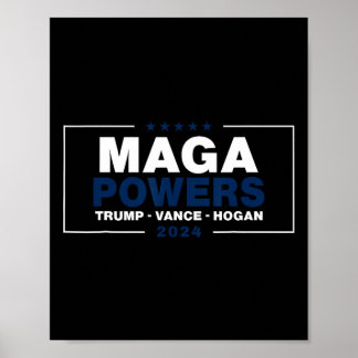 Affiche Mega Powers Trump Vance Hogan 2