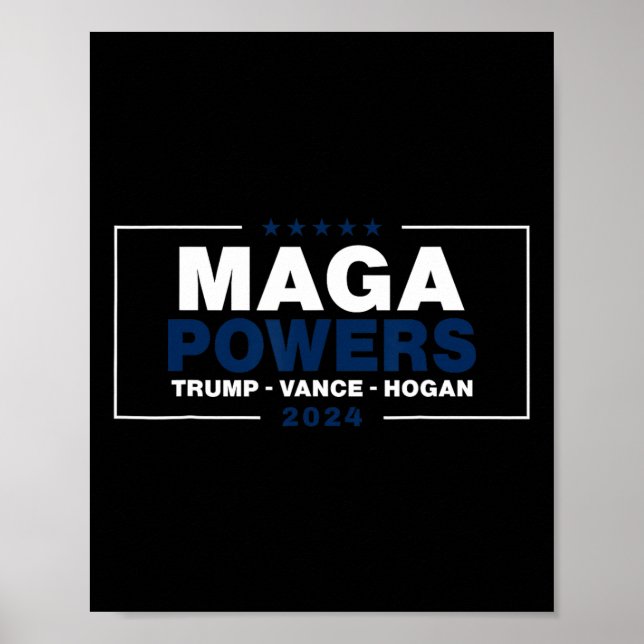 Affiche Mega Powers Trump Vance Hogan 2 (Devant)