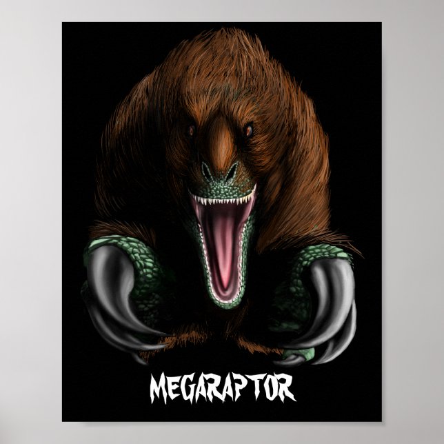 Affiche Megaraptor (Semi-brillant) (Devant)