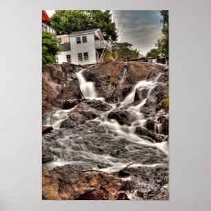 Affiche Megunticook Falls, Camden, Maine