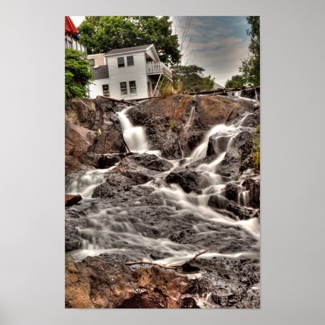 Affiche Megunticook Falls, Camden, Maine (Devant)