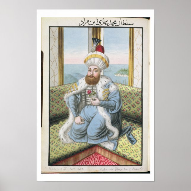 Affiche Mehmed II (1432-1481), appelé Fatih, le Conquérant (Devant)