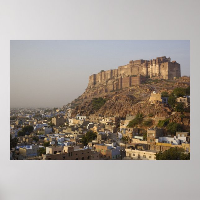 Affiche Mehrangarh Fort of Jodhpur. Rajasthan, INDIA. (Devant)