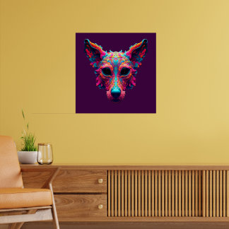 Affiche Meilleur ami psychédélique - T-shirt à motif de ch