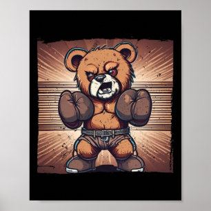Affiche Meilleur Art De Boxe Pour Enfants Hommes Femmes Ga