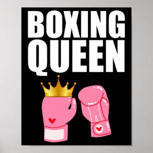 Affiche Meilleur Art De Boxe Pour Filles Femmes Gants Spor