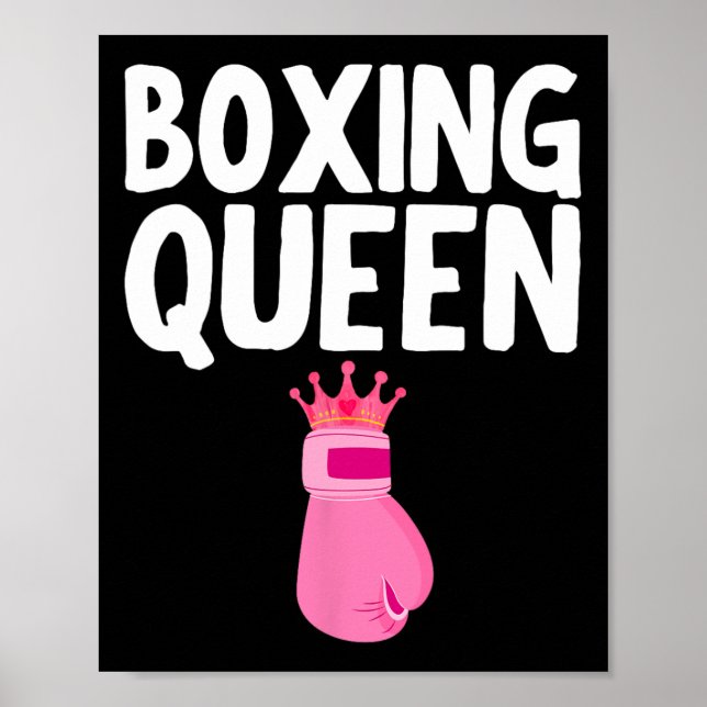 Affiche Meilleur art de boxe pour filles Gants de boxe pou (Devant)