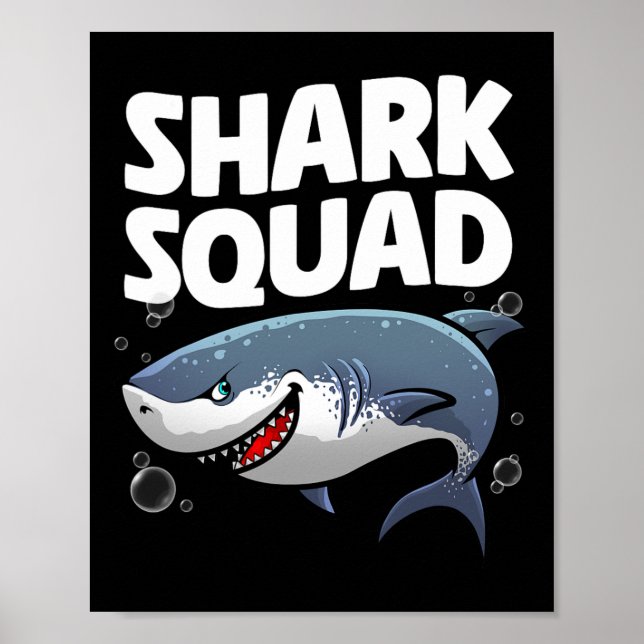 Affiche Meilleur Art De Requin Pour Garçons Filles Enfants (Devant)