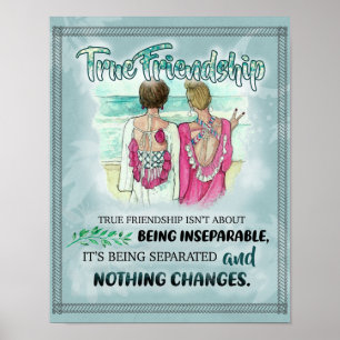 Affiche Meilleur Cadeau Ami, Drôle Jour Amitié Cadeaux