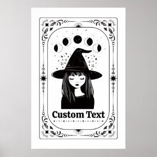 Affiche Meilleur Cadeau Personnalisable de Zodiaque Tarot 