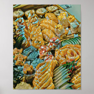 Affiche Meilleur cadeau pour les amateurs de sushi