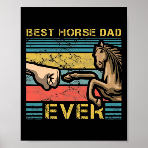 Affiche Meilleur Cheval papa Jamais Patrie Horseback Ridi
